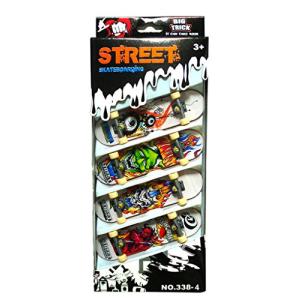 Peigee指スケ スケボー スケートボード フィンガーボード スタンダードタイプ コンプリート 4本セット 約96mm