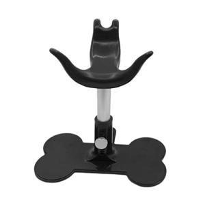 petsola 犬の補助ングブラケット快適なABSとシリカゲルの高さ調節可能なペットグ用の犬用ギフト小型犬美容師, グレー