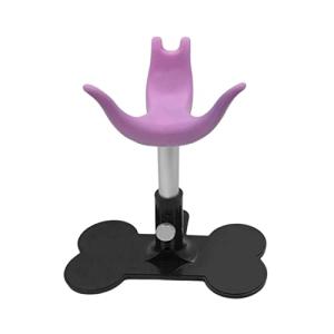 petsola 犬の補助ングブラケット快適なABSとシリカゲルの高さ調節可能なペットグ用の犬用ギフト小型犬美容師, ピンク