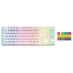 MERIGLARE K870toothType-CモードRGBゲーミングキーボード87キー, 赤スイッチ