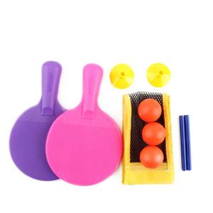 TOYMYTOY 卓球 ミニ ポータブル卓球セット おもちゃ 子供 ピンポン玉 初心者 卓球セット 伸縮ネット式 ラケット2本 ピンポン玉3個 卓球