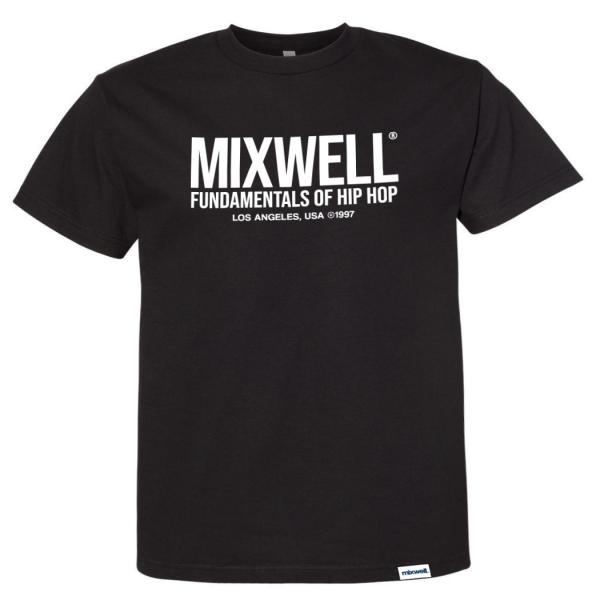 MIXWELL WORLDWIDE　BRAND SS T SHIRT（BLACK/WHITE)　ミッ...