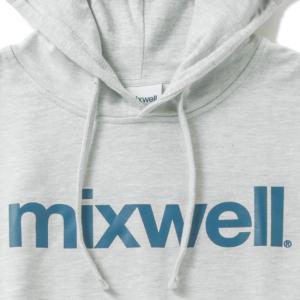 MIXWELL WORLDWIDE　EYEDEE HOODIE（HEATHER GRAY）　ミックスウェル　ロゴプリント　フーディ　スウェットパーカ　DJ　スクラッチ｜blackannyfujisawayh