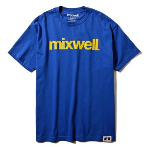 MIXWELL WORLDWIDE　EYEDEE SS T SHIRT（ROYAL/YELLOW)　ミックスウェル Tシャツ　ブルー　ヒップホップ　DJ　BEAT JUNKIES　｜blackannyfujisawayh
