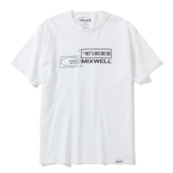 MIXWELL WORLDWIDE　 STEREO TEE(WHITE)ミックスウェル Tシャツ　B...