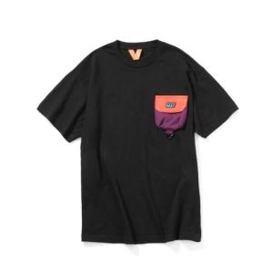 【SALE】フラットラックス  FLATLUX　AQUA POCKET 3 TEE（BLACK)｜blackannyfujisawayh