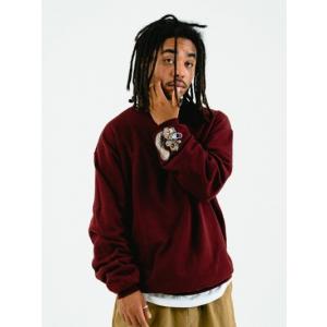 FLATLUX　SNITCH CREWNECK(BURGUNDY)｜blackannyfujisawayh