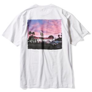 【IN-N-OUT BURGER(インアンドアウトバーガー）】2020 CALIFORNIA SUNSET TEE(WHITE) インポート　アメリカスーベニア　ビッグサイズ｜blackannyfujisawayh