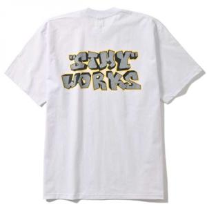 STORMY ORIGINALS ストーミー  STORMY STMY WORKS S/S TEE(White)｜blackannyfujisawayh