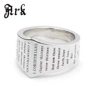 Ark silver accessories アークシルバーアクセサリーズ　聖書のメッセージリング