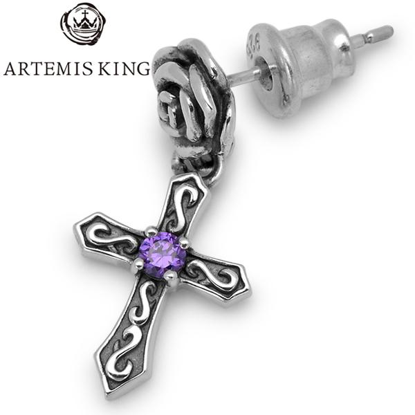 ARTEMIS KINGS アルテミスキングス　Rose Cross Drop Pierce ローズ...