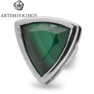 ARTEMIS KINGS アルテミスキングス　Delta Pierce Malachite デルタピアス マラカイト　AKE0090｜blackbarts