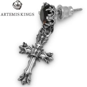 ARTEMIS KINGS アルテミスキングス　Cross Crown Pierce クロスクラウンピアス　AKE0112｜blackbarts