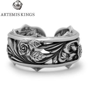 ARTEMIS KINGS アルテミスキングス　Rose Cuff Ring ローズカフリング　AKR0060｜blackbarts