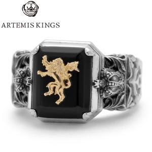 ARTEMIS KINGS アルテミスキングス　10K Gold Lion Ring 10金ライオンリング　AKR0061｜blackbarts