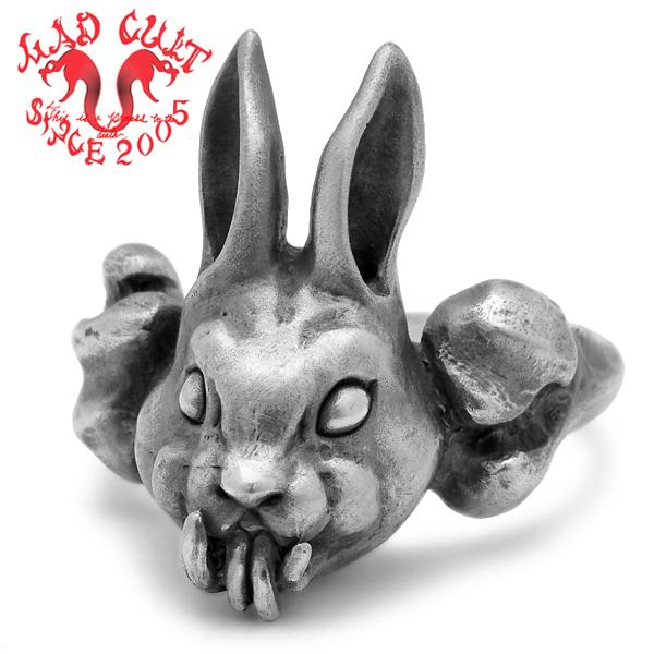 MAD CULT マッドカルト　Evil Rabbit-R M イーヴィルラビット リング M　R-...