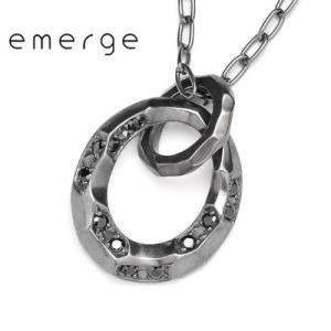 emerge / エマージュ　ラグジュアリーランダムエッジペンダント　ブラックタイプ