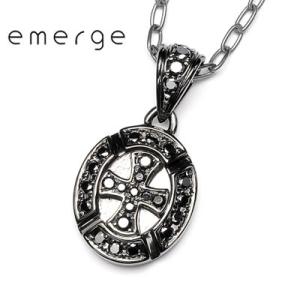 emerge / エマージュ　ラグジュアリークロスペンダント　ブラックコーティング