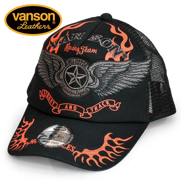 VANSON バンソン　フライングスター　ツイルメッシュキャップ　NVCP-2305