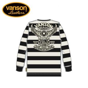 新作　VANSON / バンソン　フライングスター　サーマル長袖Tシャツ　NVLT-911｜blackbarts