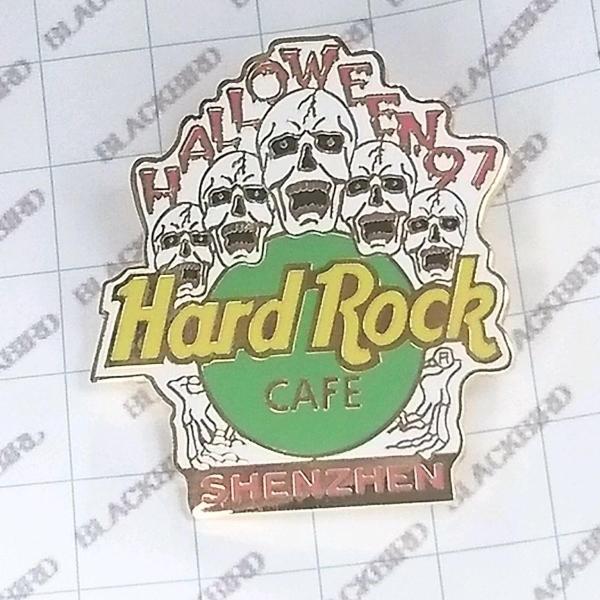送料無料)Hard Rock CAFE 骸骨 ハロウィン ハードロックカフェ ピンバッジ A0400...