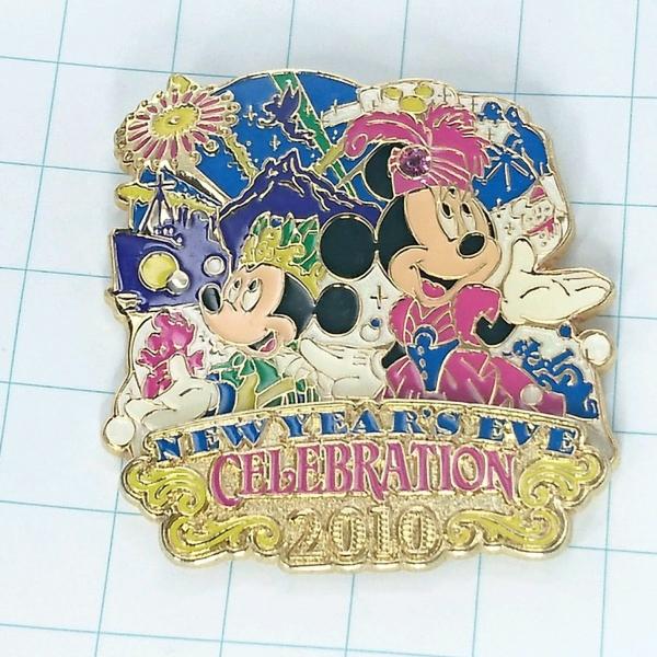 送料無料)ミッキー&amp;ミニー 大晦日カウントダウン TDL ディズニー ピンバッジ PINS ピンズ ...