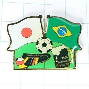 送料無料)2006 ドイツワールドカップ 日本Xブラジル ピンバッジ ピンズ PINS A12596｜blackbird
