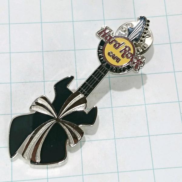 送料無料)Hard Rock Cafe ギター 黒 ハードロックカフェ ピンバッジ PINS ブロー...