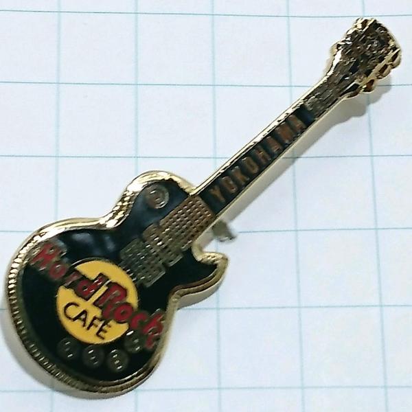 送料無料)Hard Rock Cafe ギター 黒 ハードロックカフェ ピンバッジ PINS ブロー...