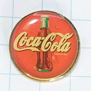 ピンバッジ・コカコーラのペットボトルと瓶◇フランス限定ピンズ◇レア