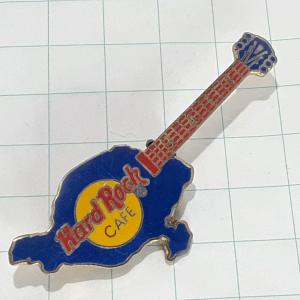 送料無料)Hard Rock Cafe ギター 四角 ハードロックカフェ ピンバッジ