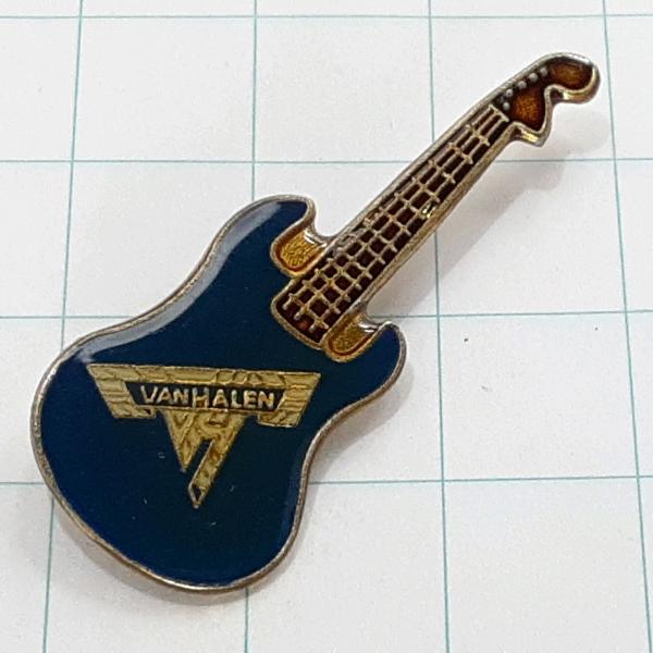 送料無料)ヴァンヘイレン ギター 赤 ピンバッジ PINS ピンズ A30611