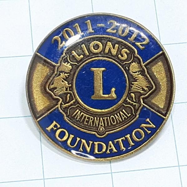 送料無料)2011-2012年度 ライオンズクラブ 国際基金 ライオンズクラブ ピンバッジ ピンズ ...