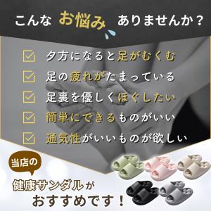 健康サンダル メンズ レディース 室内 厚底 ...の詳細画像3