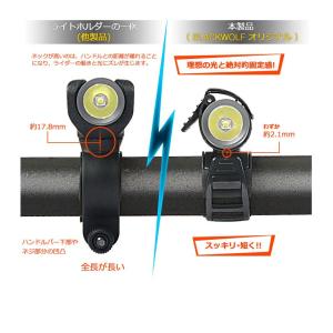 自転車ライトクリップ BN-1 自転車アクセサ...の詳細画像3