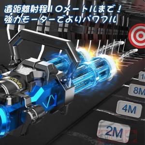 水鉄砲 電動 ウォーターガン 二銃管 2000...の詳細画像4
