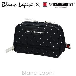 アルティザン＆アーティスト ティッシュケース付きサブポーチ 8OP-DT107 グロッシー ドット #ブラック