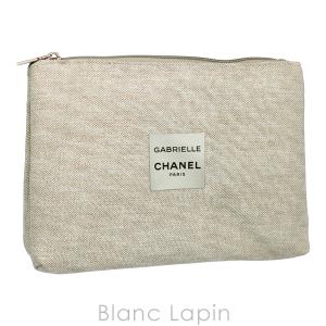 【ノベルティ】 シャネル CHANEL ガブリエルシャネルフラットポーチ #ベージュ [101675]