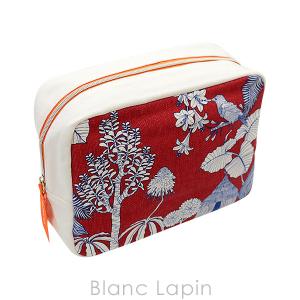 クラランス CLARINS コスメポーチ PRETORIA GARDEN  #レッド