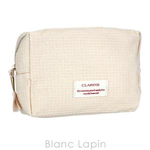 〔クーポン配布中〕【ノベルティ】 クラランス CLARINS コスメポーチ #ピーチ [057762]【メール便可】｜blanc-lapin