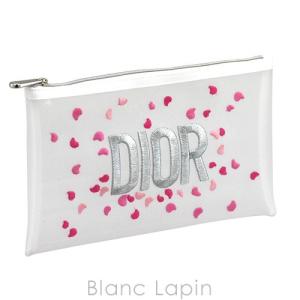 【ノベルティ】 クリスチャンディオール Dior コスメポーチフラット メッシュ #ホワイト [510080]【メール便可】｜blanc-lapin