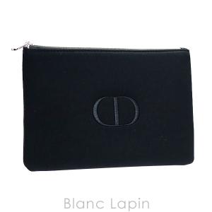 【ノベルティ】 クリスチャンディオール Dior コスメポーチフラット #ブラック [653350]【メール便可】｜blanc-lapin