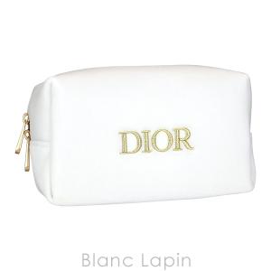 〔クーポン配布中〕【ノベルティ】クリスチャンディオール Dior ベルベットポーチ #ホワイト [694971]｜blanc-lapin