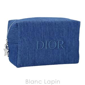 〔クーポン配布中〕【ノベルティ】 クリスチャンディオール Dior コスメポーチ スクエア #ブルー [098333]｜blanc-lapin