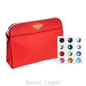 エスティローダー ESTEE LAUDER コスメポーチ ゴールデンビー #レッド