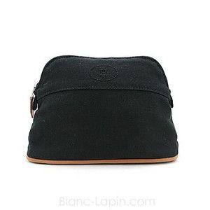 エルメス Hermes コスメポーチ ボリードポーチ ミニ ブラック 7227 Her8p Blanc Lapin 通販 Yahoo ショッピング