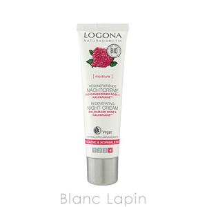 〔クーポン配布中〕ロゴナ LOGONA スムージングナイトクリーム ローズ 30ml [016330]【メール便可】｜blanc-lapin