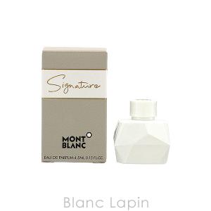 【ミニサイズ】 モンブラン MONT BLANC シグネチャー EDP 4.5ml [116664]｜blanc-lapin