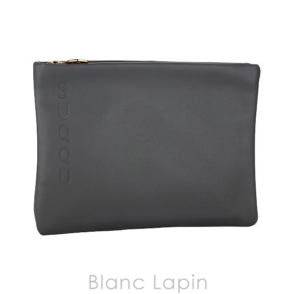 【ノベルティ】 スック SUQQU オリジナルフラットポーチGY #グレー [088372]【メール...