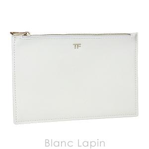 〔クーポン配布中〕【ノベルティ】 トムフォード TOM FORD フラットコスメポーチ #ホワイト [099545]【メール便可】｜blanc-lapin